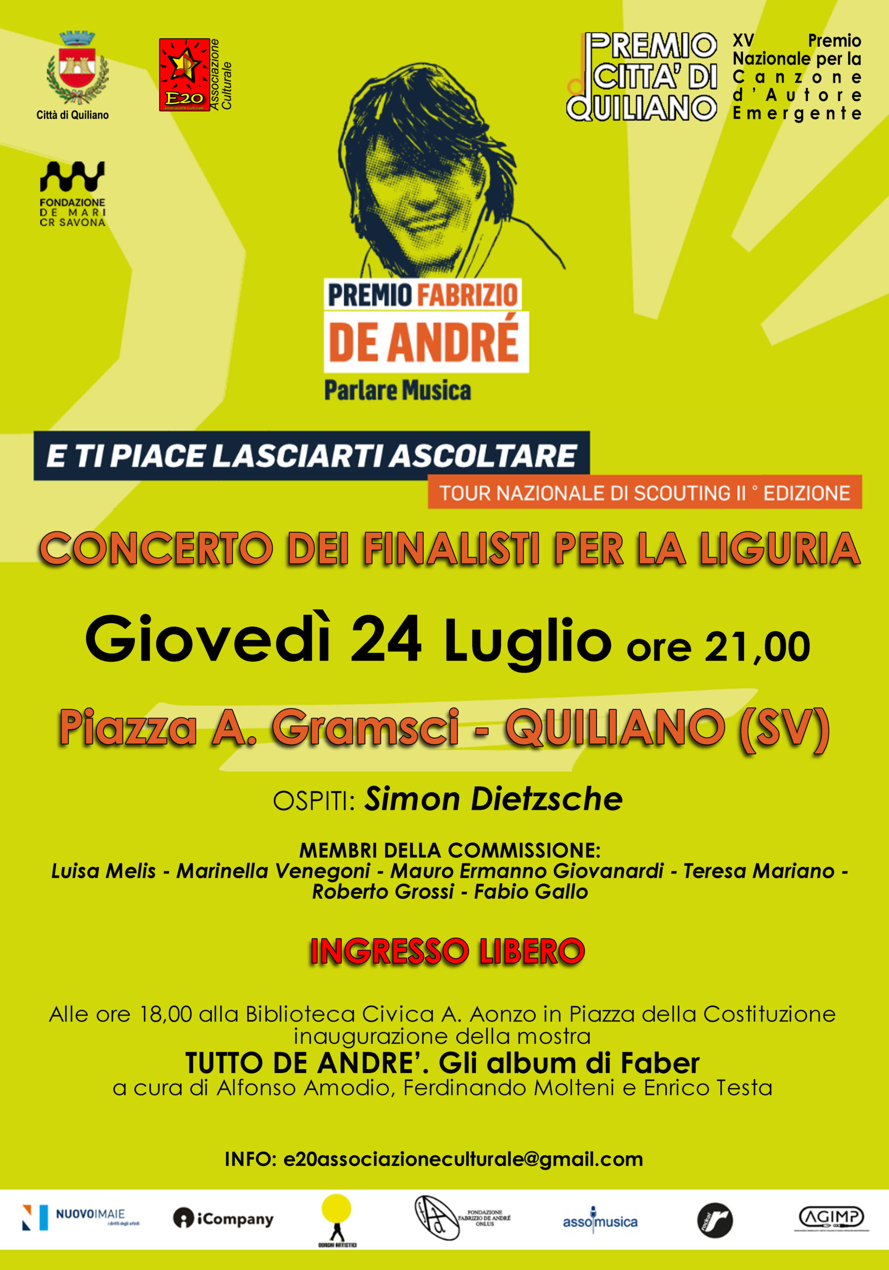 E TI PIACE LASCIARTI ASCOLTARE tour
