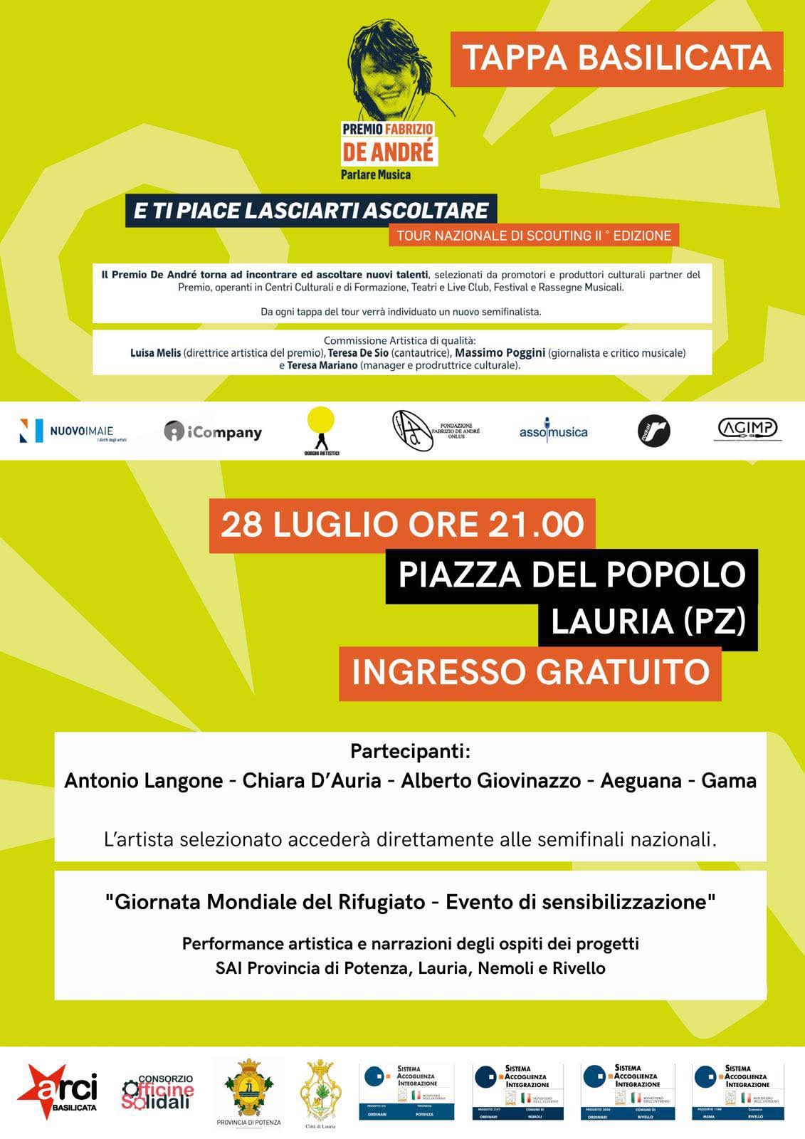 E TI PIACE LASCIARTI ASCOLTARE tour