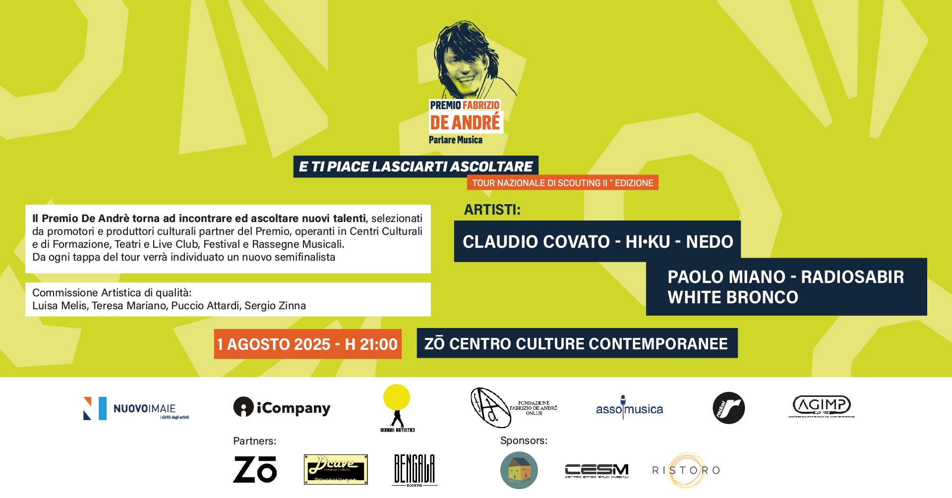 E TI PIACE LASCIARTI ASCOLTARE tour