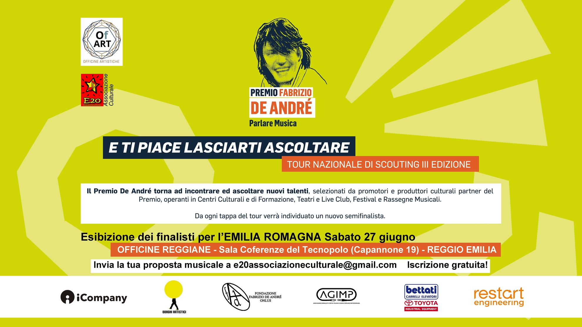 E TI PIACE LASCIARTI ASCOLTARE 2026